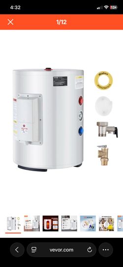 10 gal. 1600-Watt Residential Hybrid Tall Electric Water Heater with 1 Year Tank Warranty and 110 volt Connection