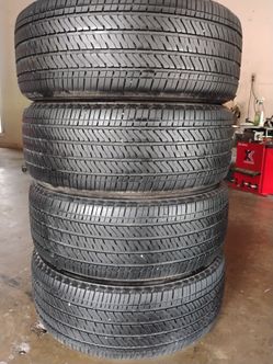 22 INCH TIRES 275/50R22 BRIDGESTONE ALENZA A/S 02 HIGHWAY 99% TREAD