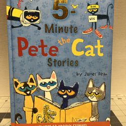 5 minute Pete the cat stories hardcover book , includes 12 groovy stories