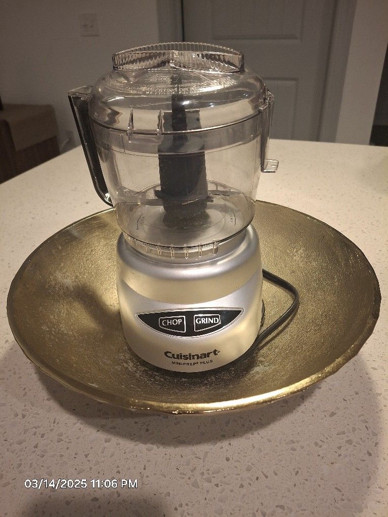 Mini Cuisinart, used once.