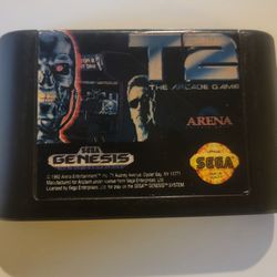 1992 Sega Genesis T2 The Arcade Game