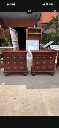 Beautiful solid wood nightstands 30 wide 30 tall 18 deep