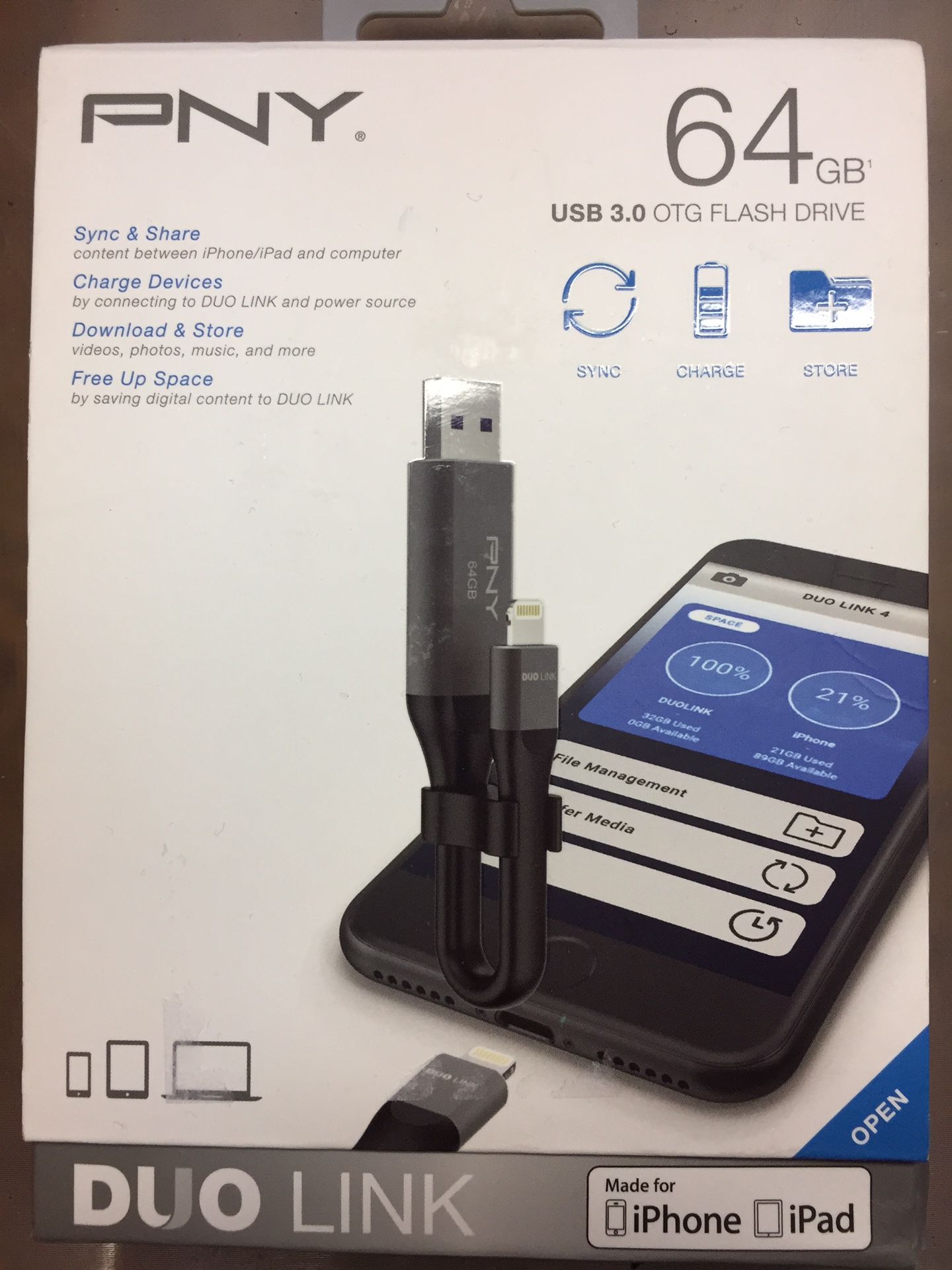 Pny Duo Link Sync Charge Usb Flash Drive For Ipad Iphone For Sale In Miami Fl Offerup Pny Duo Link Sync Charge Usb Flash Drive For Ipad Iphone For Sale In Miami Fl Offerup