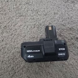 Ryobi 18V 4ah  2 for $50