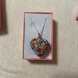 Heart Silver Necklace