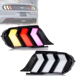 Led rgb tail lights for Ford mustang s(contact info removed)-2023