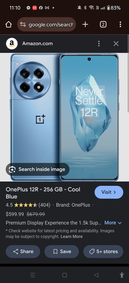 One Plus 12R Brand New