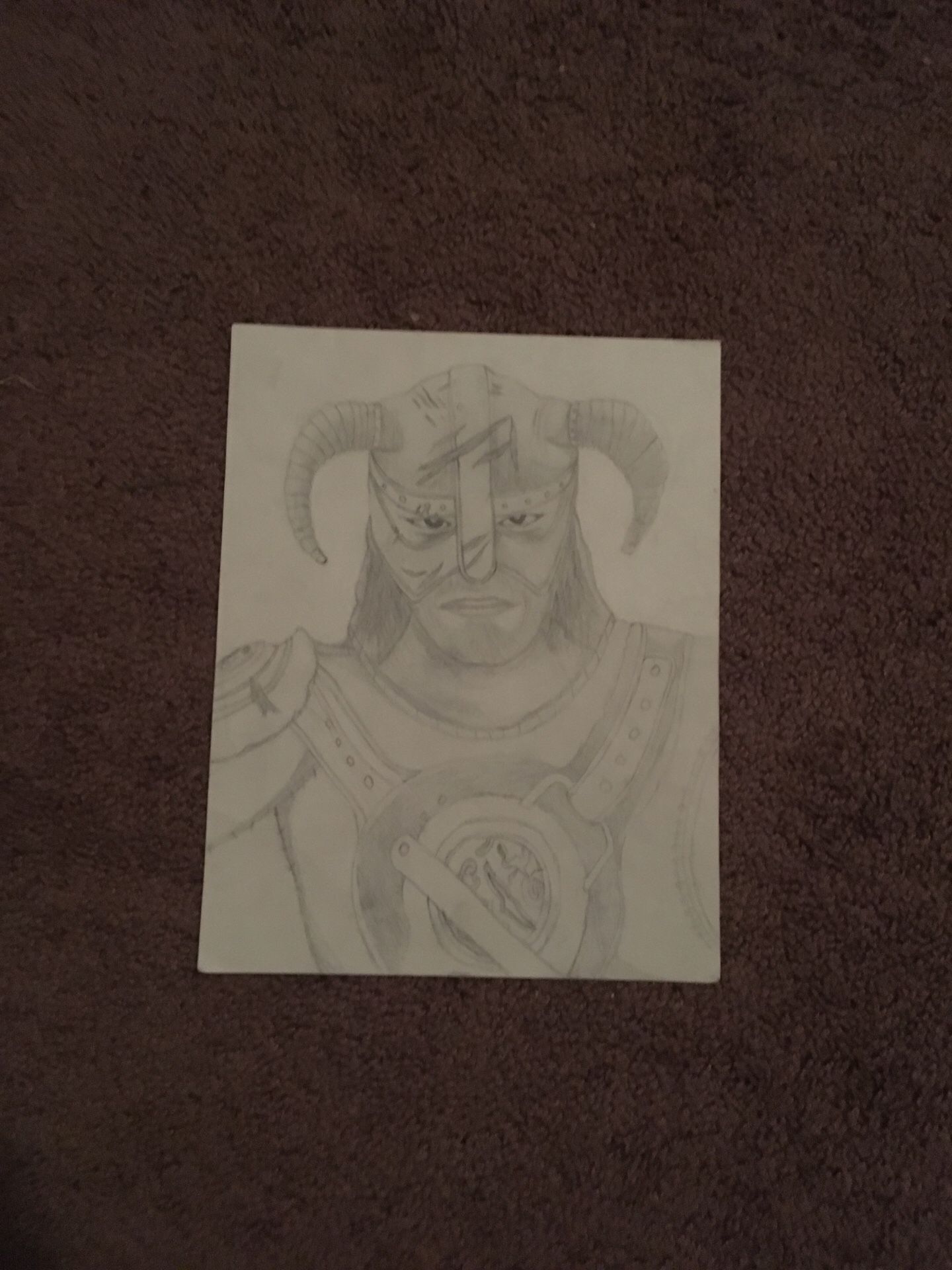 Skyrim Dragonborn drawing