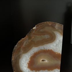 Brown Agate Bookend