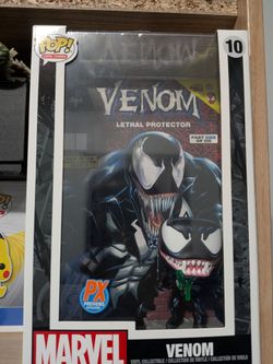 Funko Pop! Comic Cover #10 features Venom