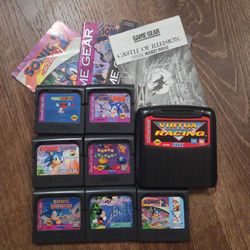 Sega Gamegear game lot