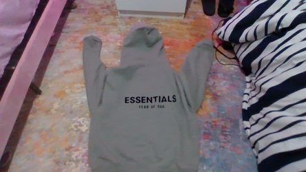Essentials Gray Hoodie Large