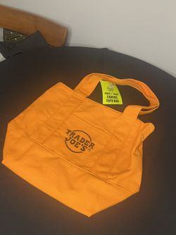 Orange trader Joe’s Tote