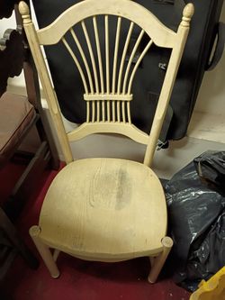 Wood Spindle Back Dining Chair