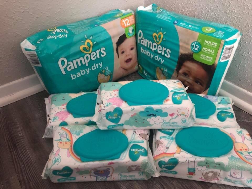 Pampers and wipes