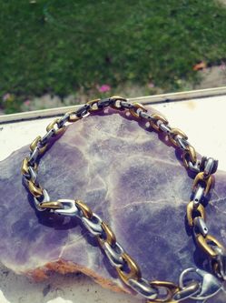 Gold & Silver Chain Bracelet