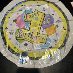1st Birthday Balloons 