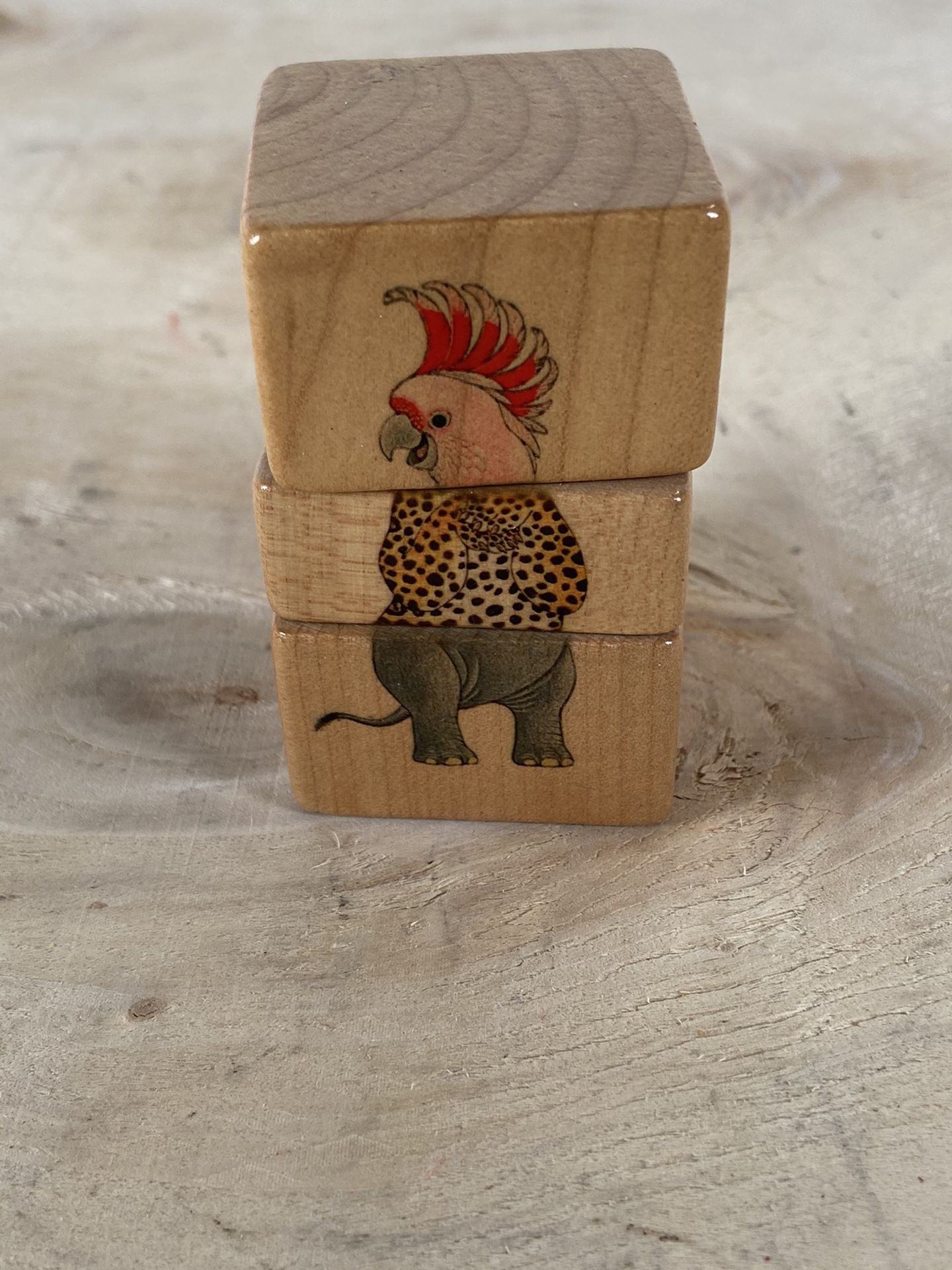 Sevi Wooden Twist Toys Krogufant & Stagukan Ars Edition Sarah Ball Italy
