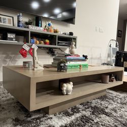 Coffee Table with Small Storage Space