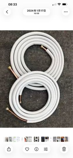 Only 3/8 Copper Pipe For Mini Split AC (25feet)