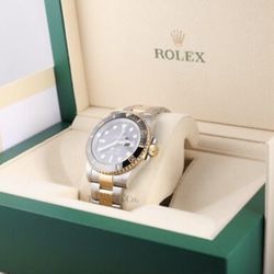 18k Two-Tone Ceramic Bezel-Black Dial 41mm Full Set