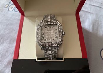 Cartier moissanite watch