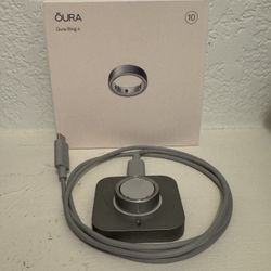 Oura Ring 4 Brushed Silver Size 10