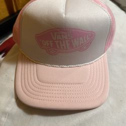 Vans Warped Tour Trucker Hat 1(contact info removed) Pink SnapBack MeshBack Cap