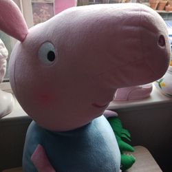JUMBO TY PEPPA PIG GEORGE PLUSH 15"