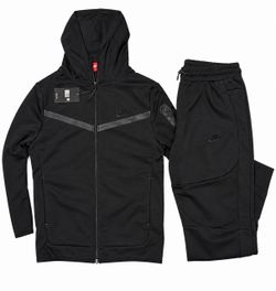 Nike Tech Fleece Full Tracksuit Black