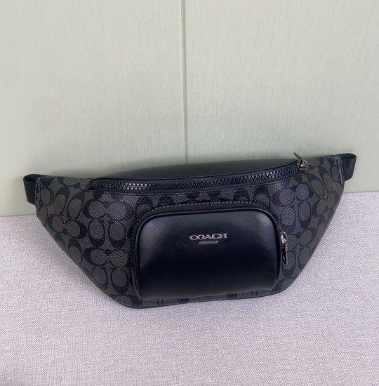 Coach new track c8442 new chest bag waist bag for men's casual shipment