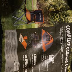 Used Camping Set (2-4 Person Tent + 2 Chairs)