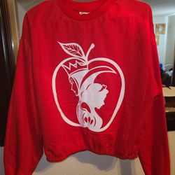 Snow White Sequined Pullover Sweatshirt for Women

