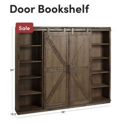 Barn Door Bookshelf