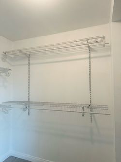 Brand New Heavy-Duty White Closet Organizer Kit