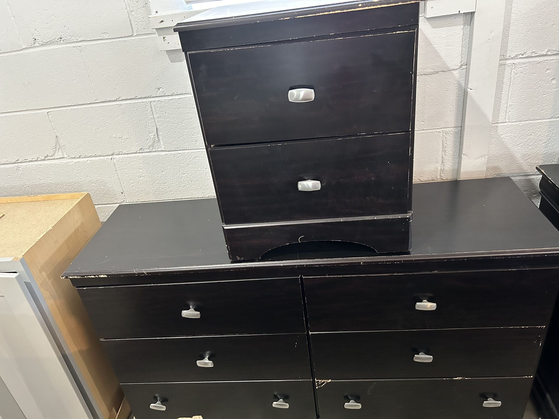 Brown  Dresser/Night Stand