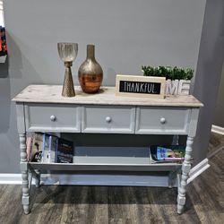 Side Table With Book Storage 