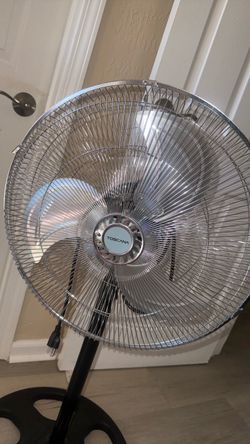 Toscana Chrome Stand Fan
