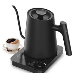 Paris Rhône Gooseneck Electric Kettle EK019, Control & LED Real-Time Temperature Display