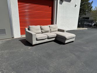 FREE DELIVERY- Modern Sectional Sofa Couch by Abbyson - Gray - Retail $1k