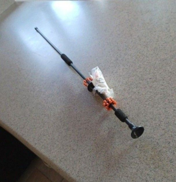 fun blow Dart with plenty of darts to have fun with roughly 25.