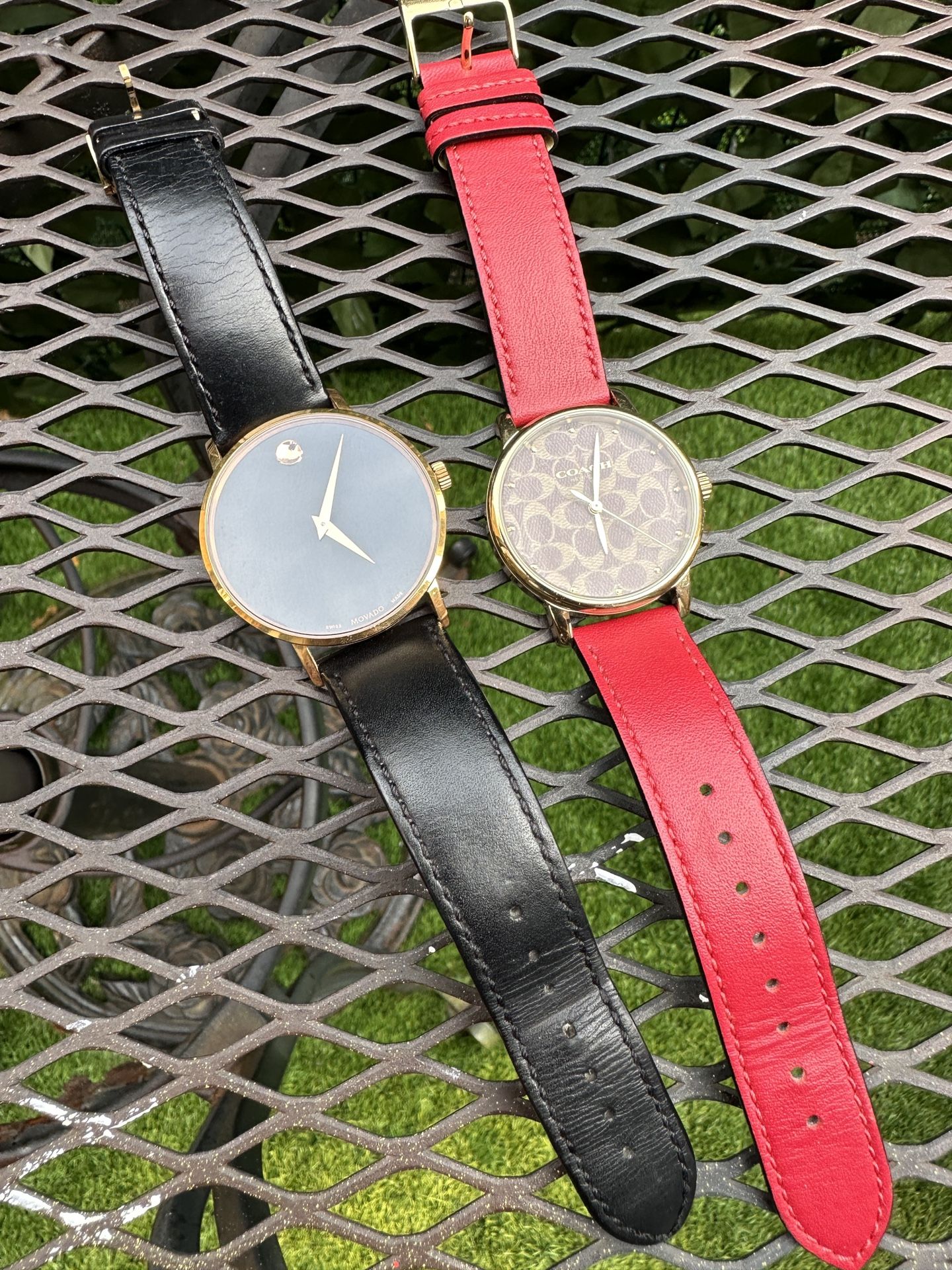 Working MOVADO COACH WATCH $350 Set