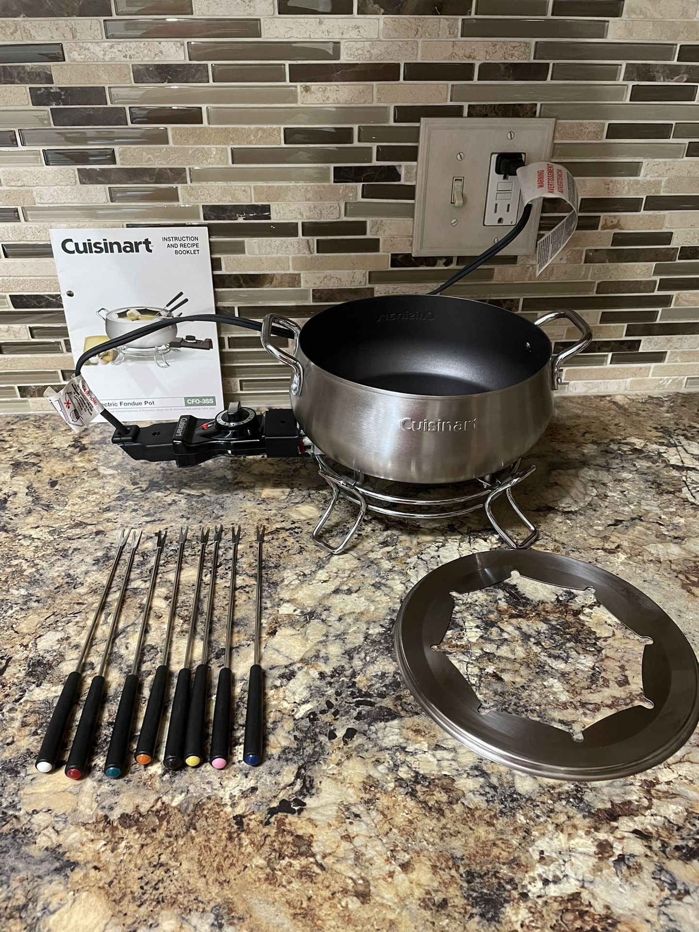 Electric Fondue Pot Set - Cuisinart Model: CFO-3SS