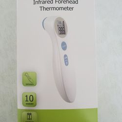 Infrared forehead thermometer