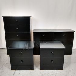 Black Bedroom Dresser Set!