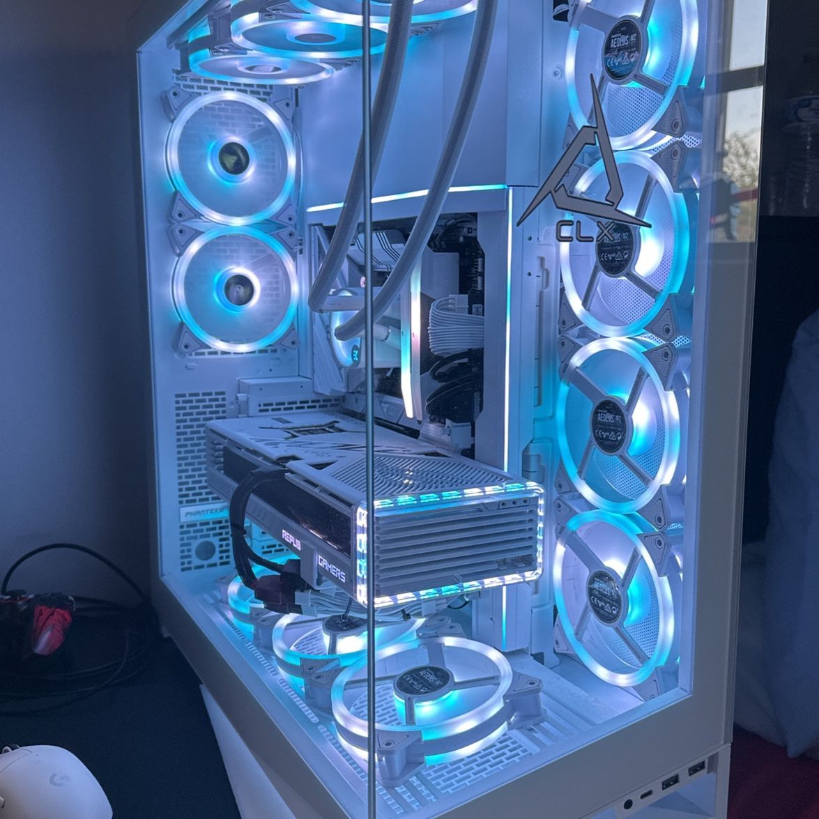 New High End Gaming PC CLX Build (white)