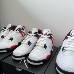 Jordan 4 Retro Red Cement, Size 8US/11US/11.5US/13US