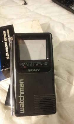 Vintage Sony Watchman television works good s