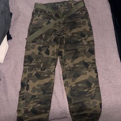 Camo Cargo Pants 