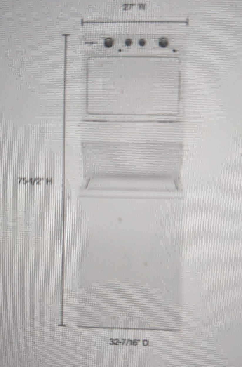 Washer/Dryer Stackable 